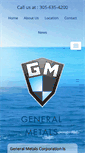 Mobile Screenshot of generalmetalscorp.com